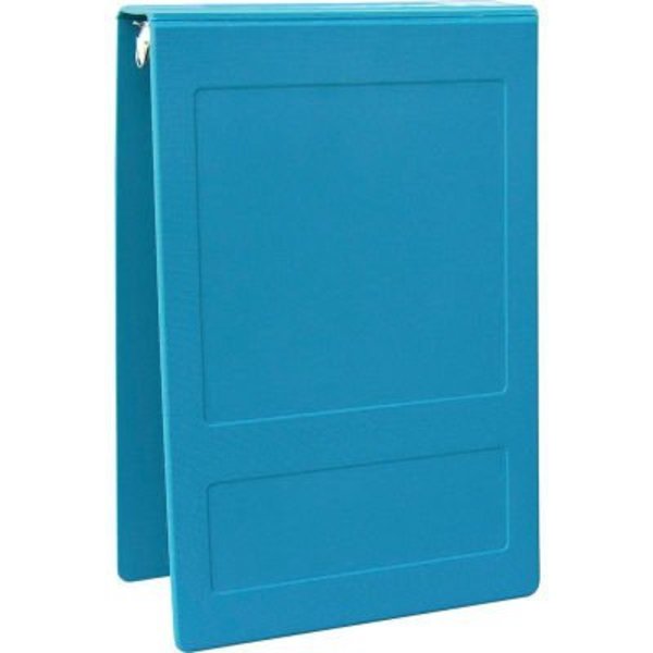 Omnimed Omnimed® 2-1/2" Molded Ring Binder, 3-Ring, Top Open, Holds 450 Sheets, Aqua 205021-AQ